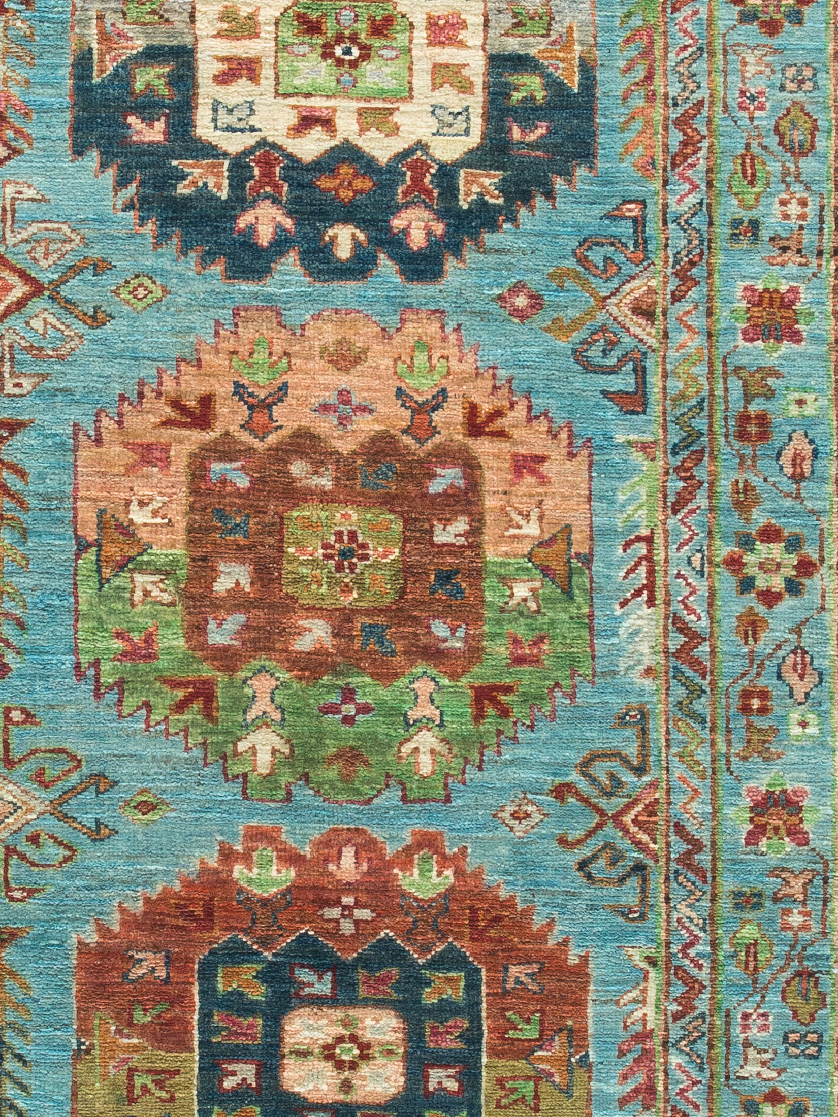 Kazak Ghazni ca. 83 x 288 cm, Unikat / Einzelstück