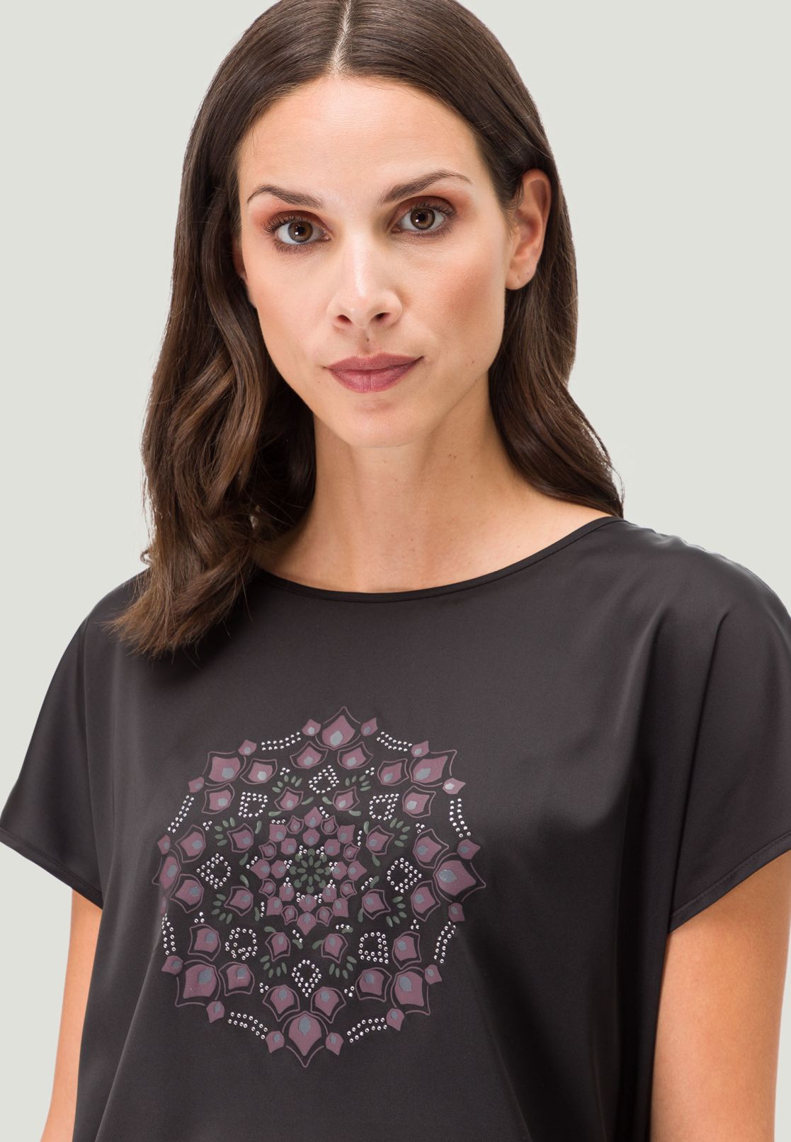Blusenshirt mit Mandala Print