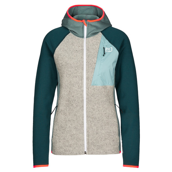 FLEECE GP CLASSIC KNIT HOODY W Damen - Fleecejacke