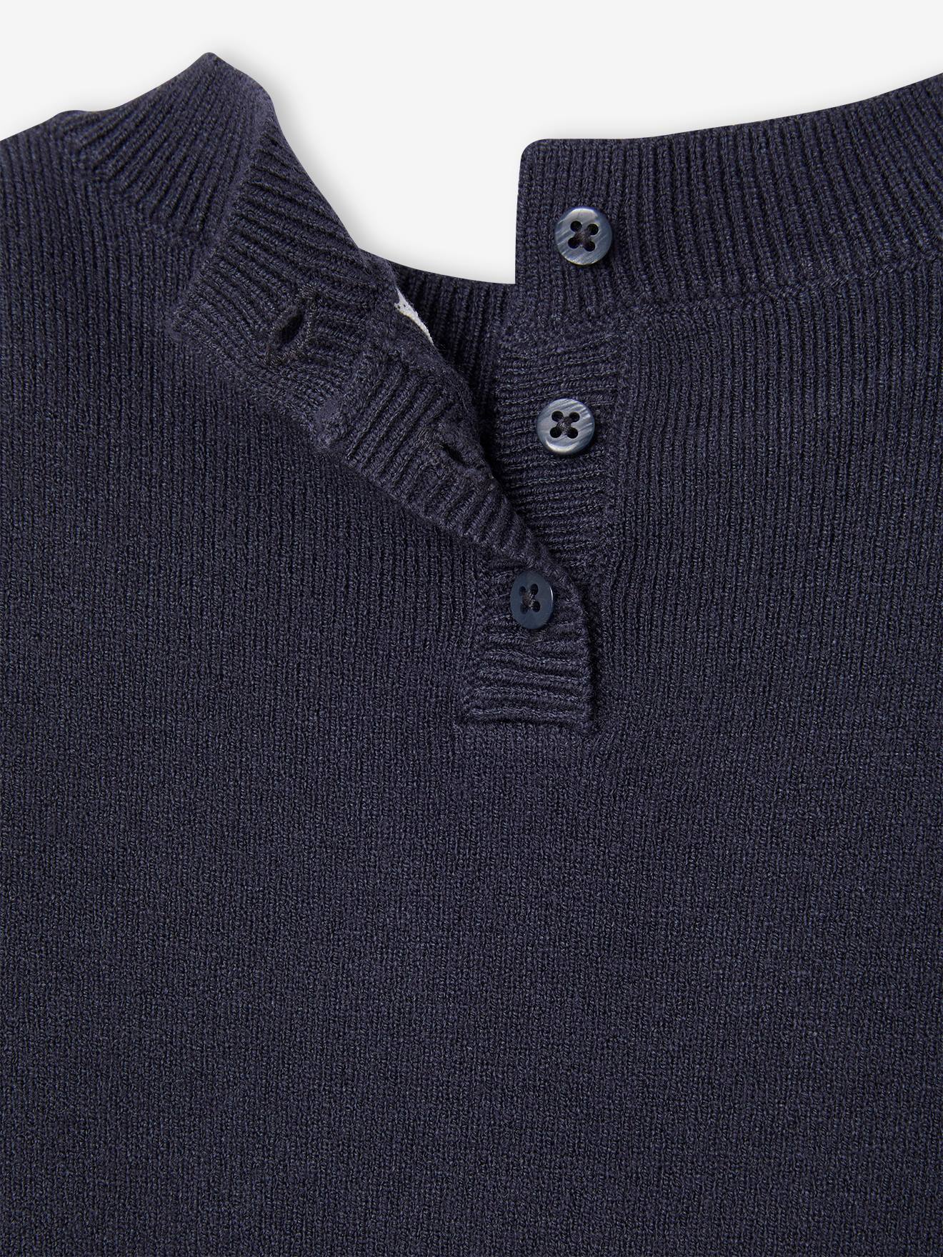 Vertbaudet Mädchen Baby Strickkleid - lila