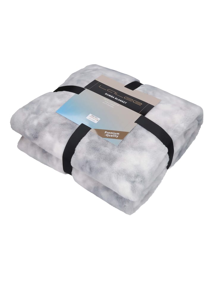 GMD Living Batik Wohndecke RUMBA in Farbe Silver (hellgrau)  günstig kaufen