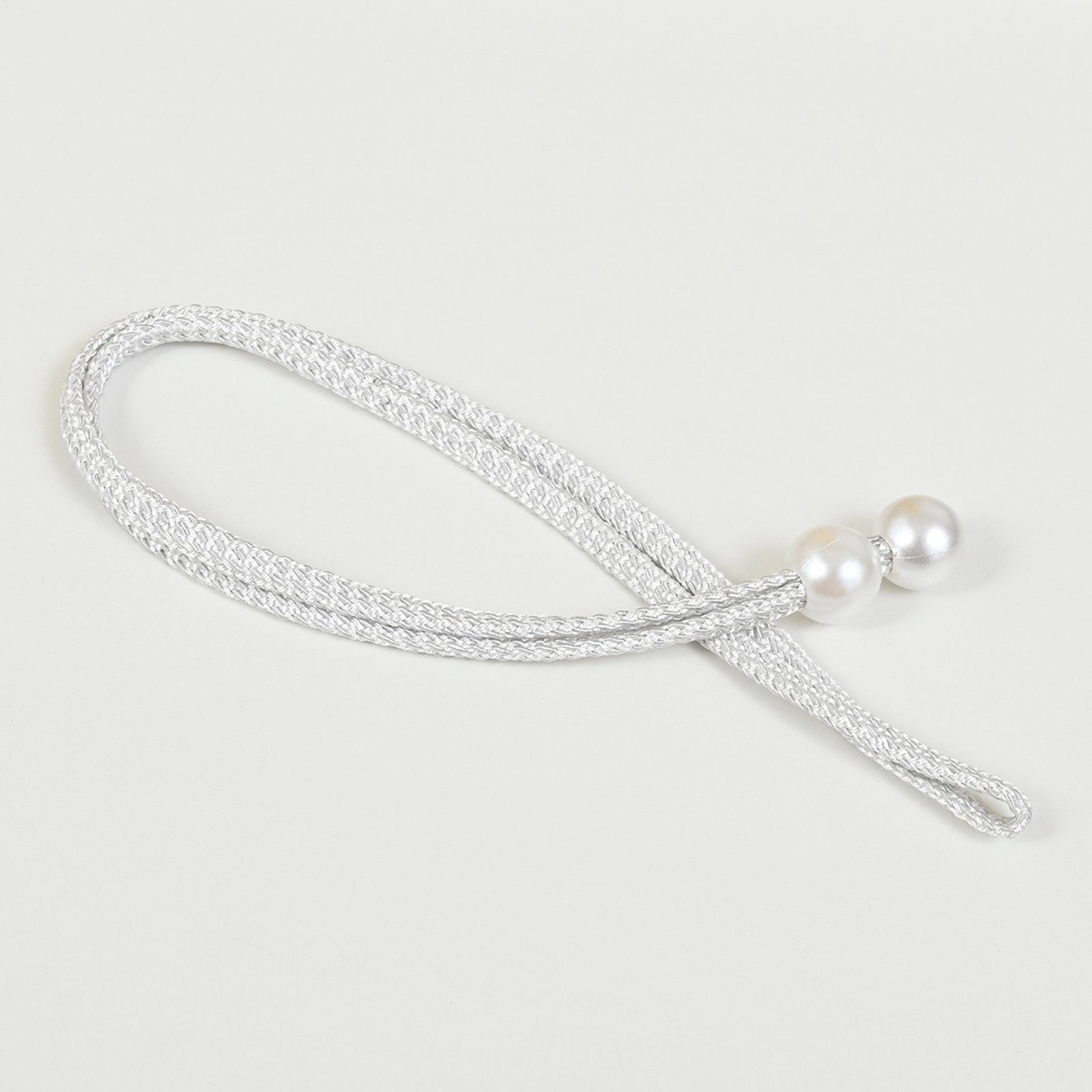 Raffhalter 45cm, Perle, für Wohnzimmer Schlafzimmer Vorhang Dekoration, Rosnek, vorhang, (2-tlg)