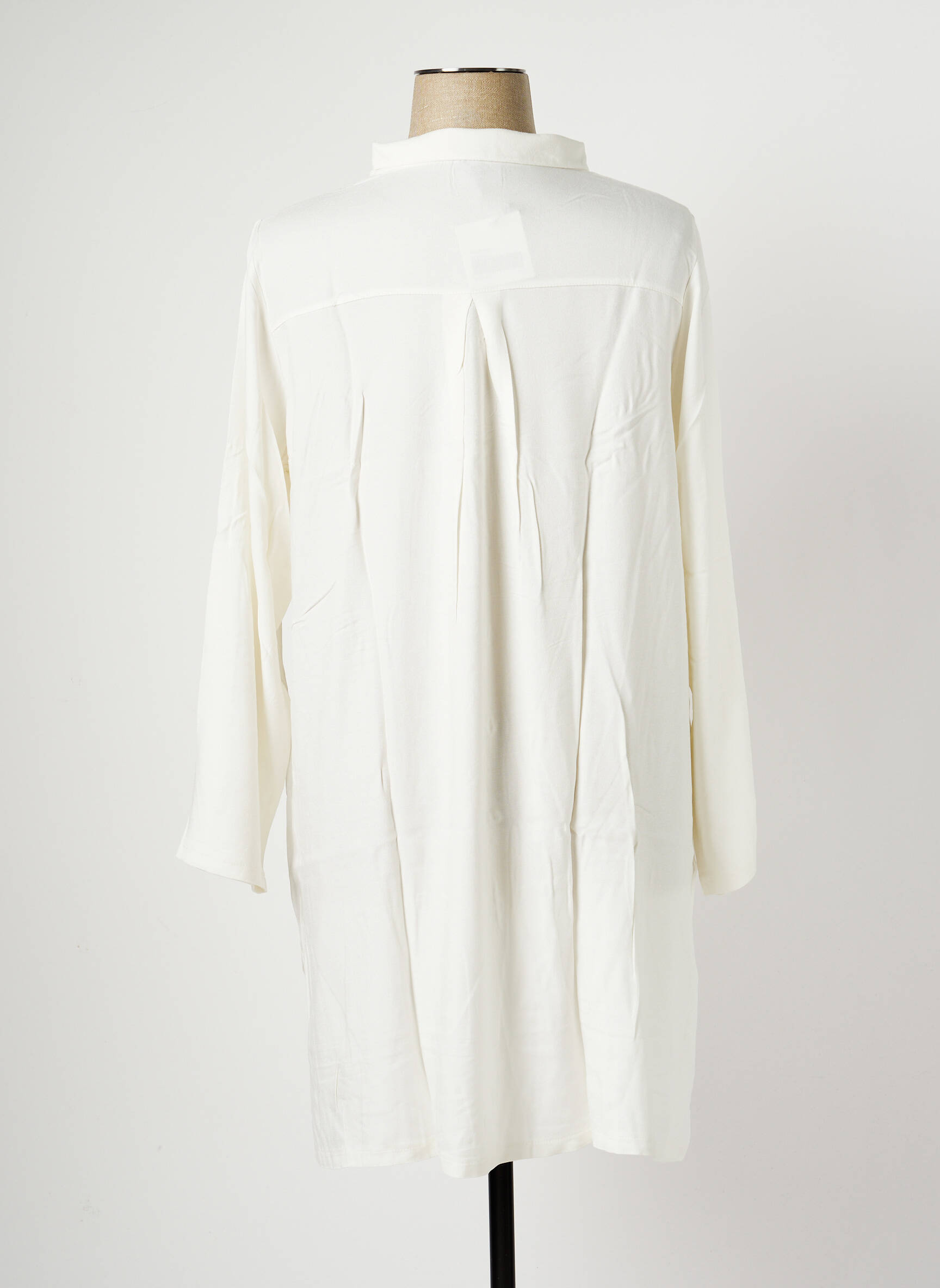 G Oze Tuniquemanchelongue Femme couleur blanc