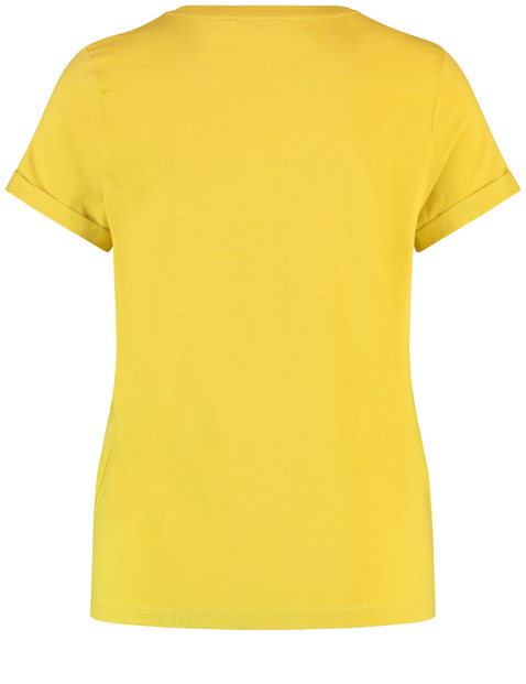 T-Shirt aus Baumwolle mit Ziersteinchen
