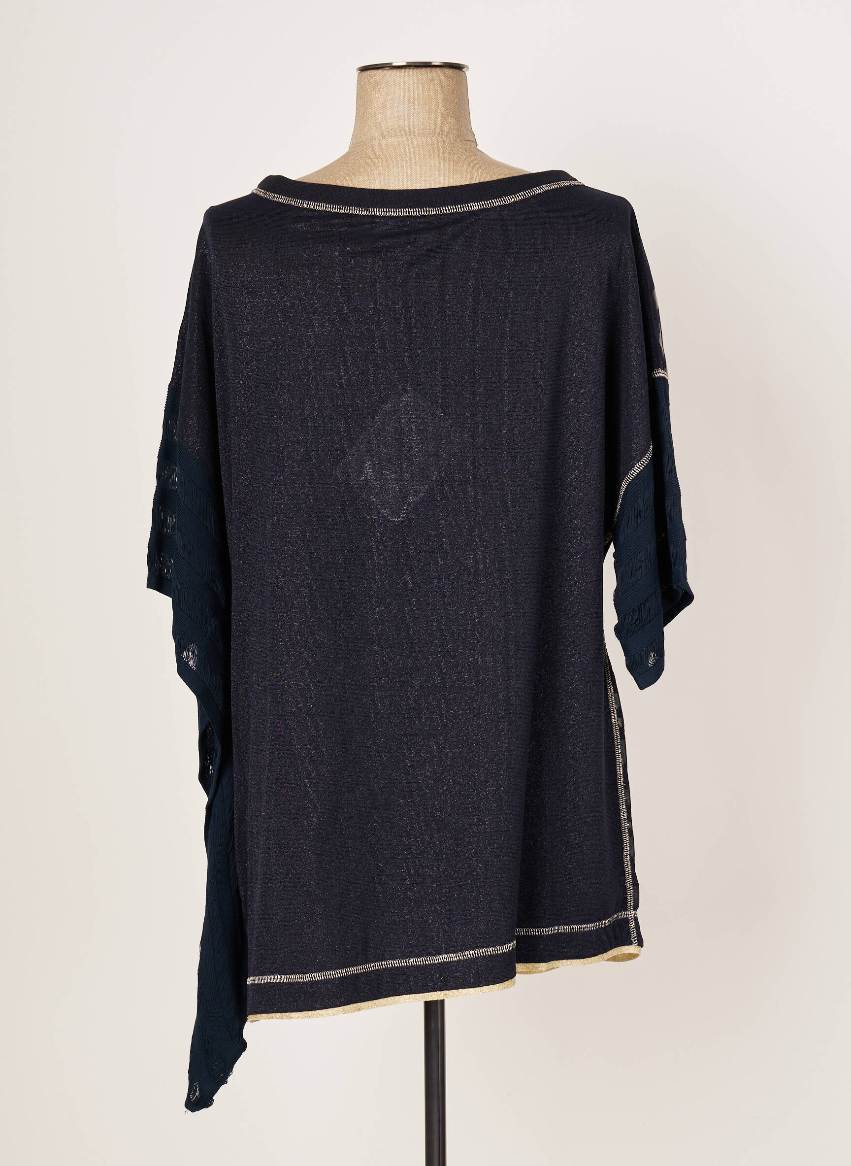 Elisa Cavaletti Tuniquemanchecourte Femme couleur bleu