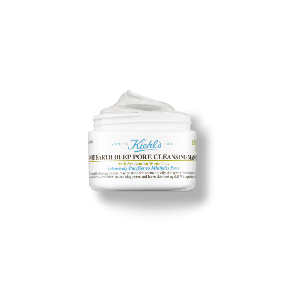 kiehl's Rare Earth Pore Cleansing Masque Masque purifiant et désincrustant à l’argile blanche