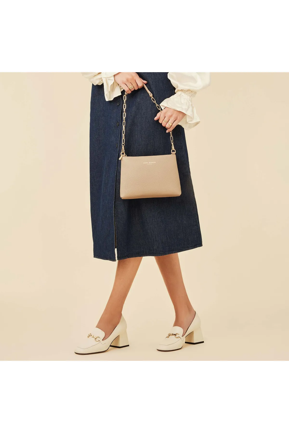 Isabel Bernard  Honoré Schultertasche Taupe