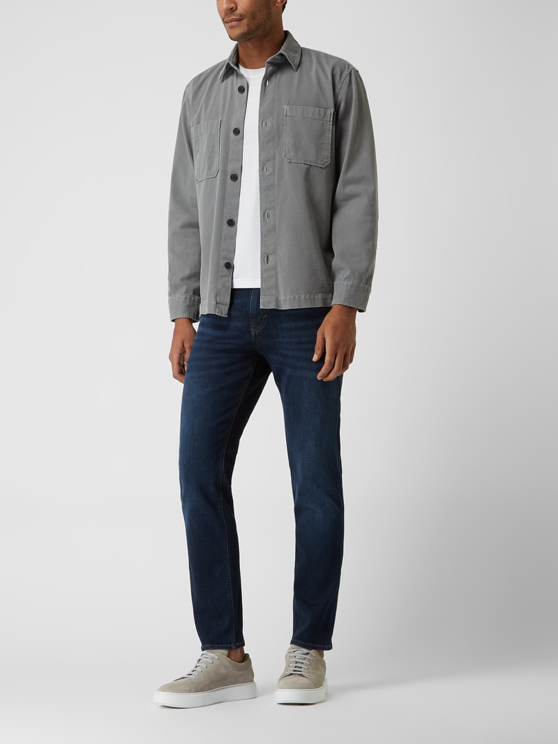 Modern Fit Jeans mit Stretch-Anteil Modell 'Mitch' in dunkelblau