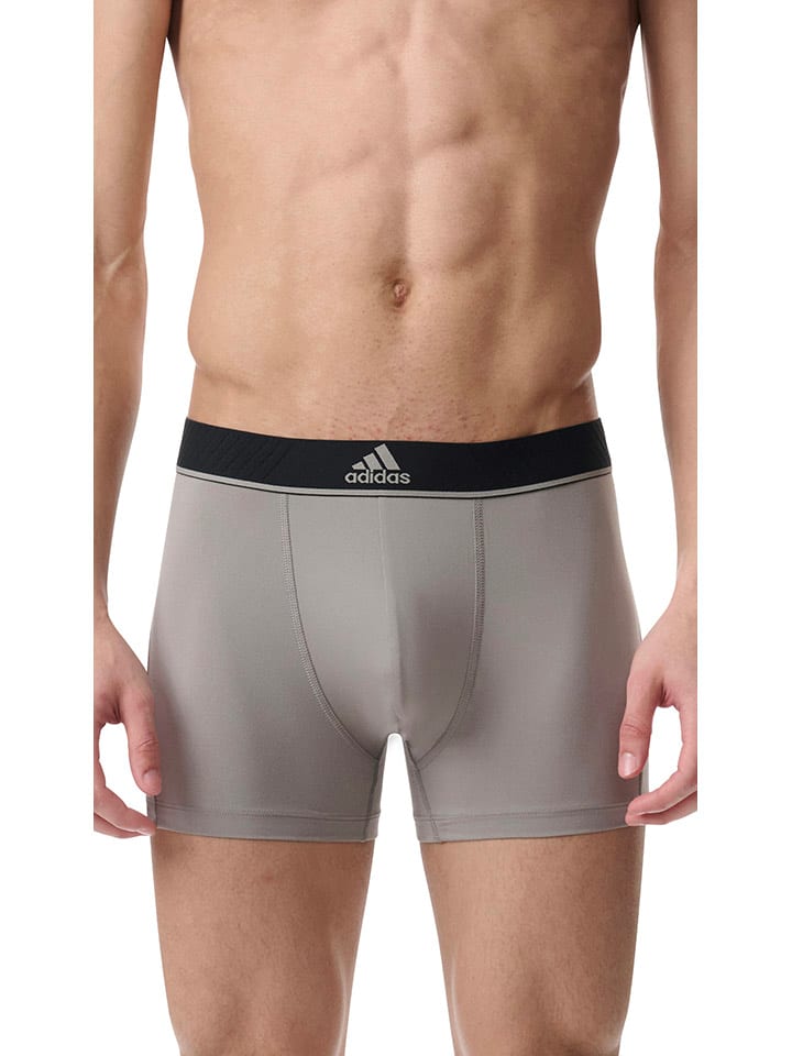 adidas 3er-Set: Boxershorts in Schwarz/ Grau/ Anthrazit günstig kaufen