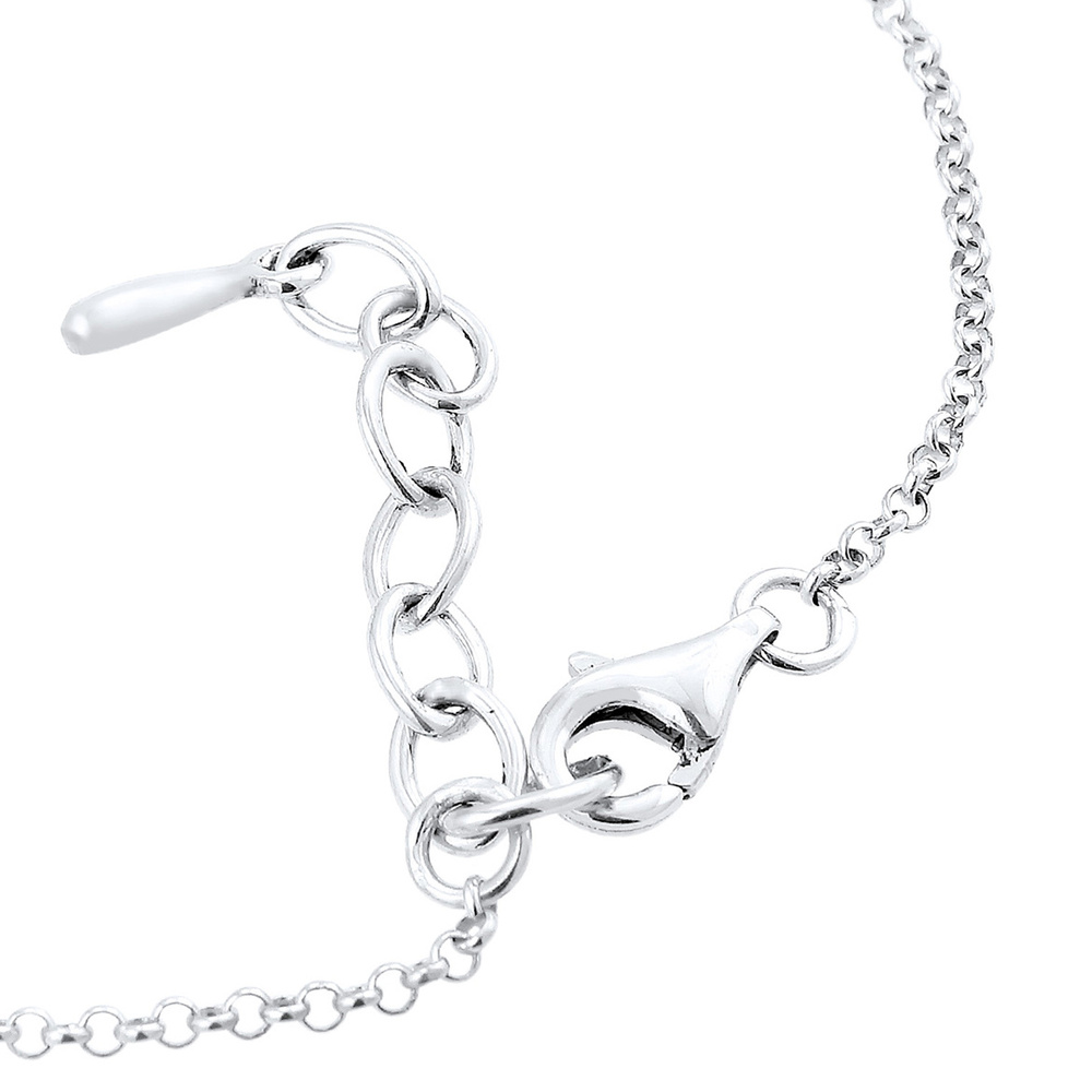 Elli Elli Bracelet Arbre de vie Coeur Feuille Floral   Plaqué Or Rose Argent (925/1000 Bracelet