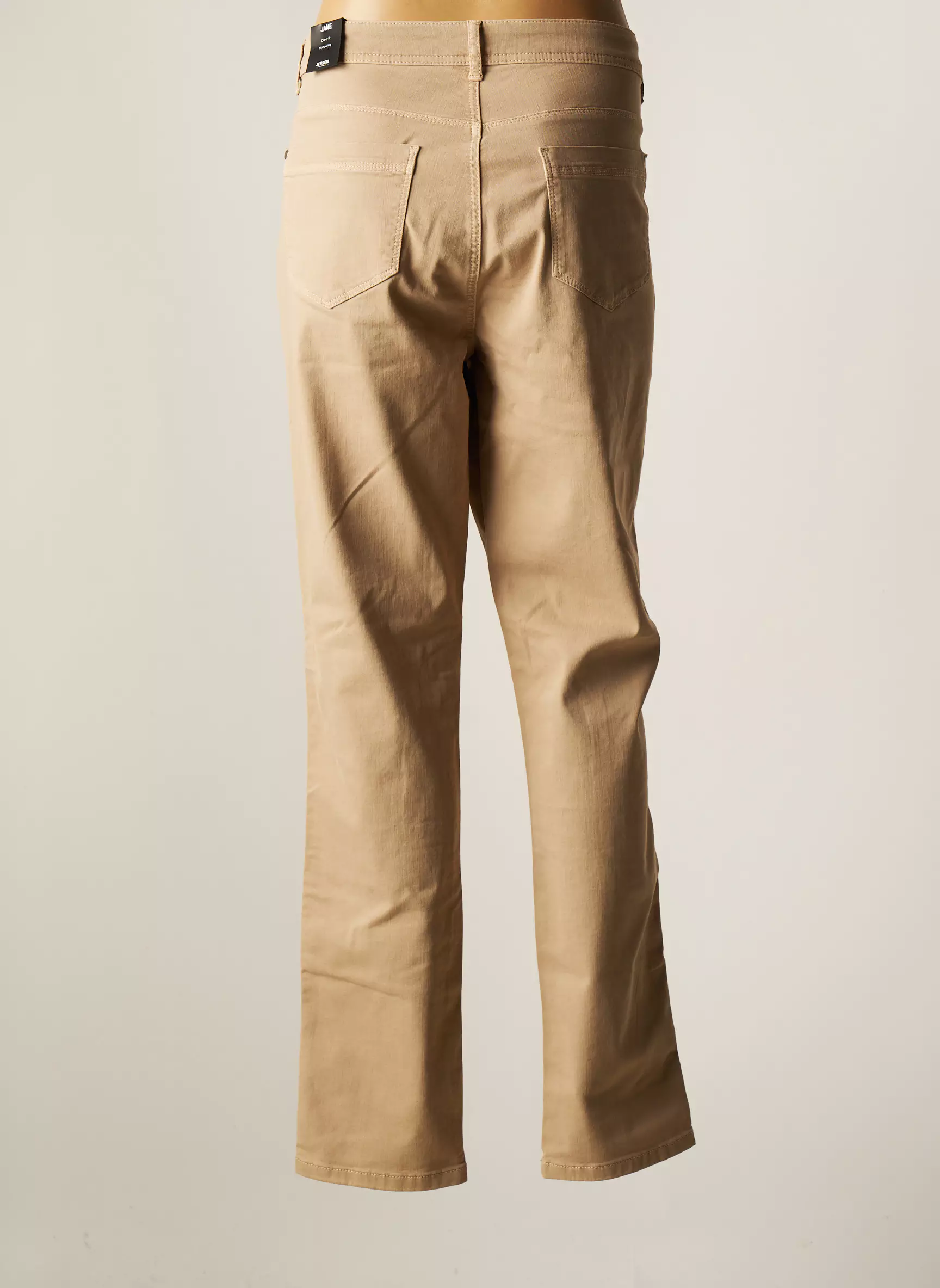 Jensen Pantalons Droits Femme couleur beige