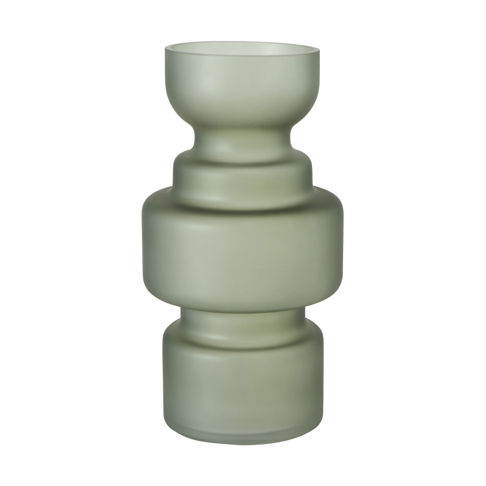 Vase Bodena dunkelgrün matt
