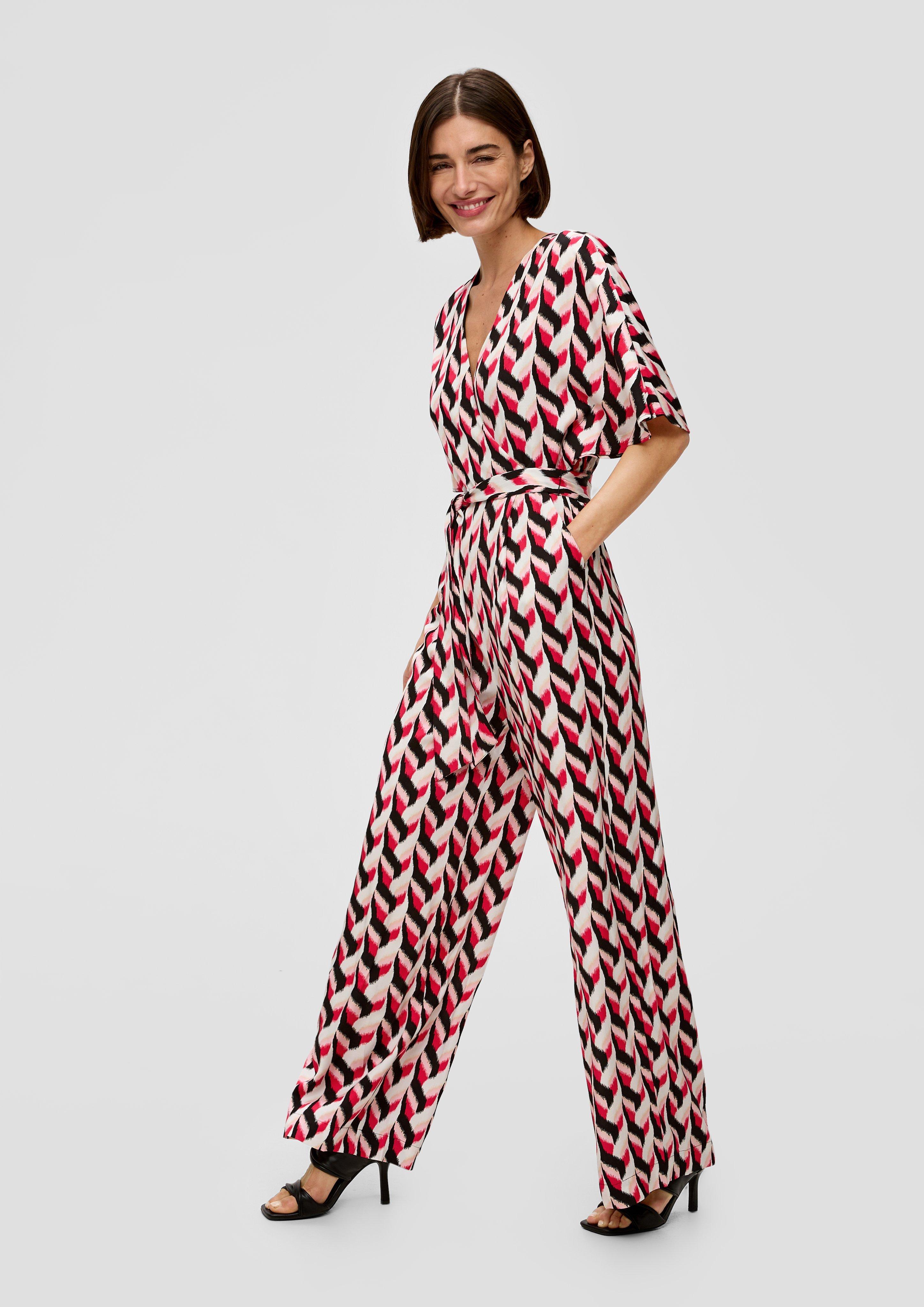 Jumpsuit mit Bindedetail  2141704-99B2