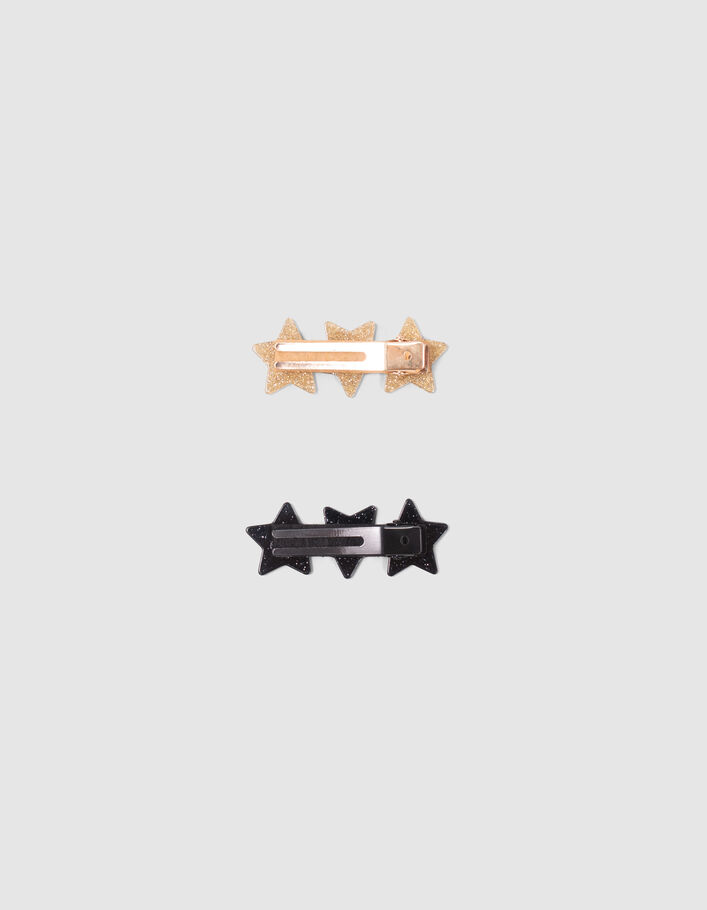 Barrettes étoiles pailletées fille