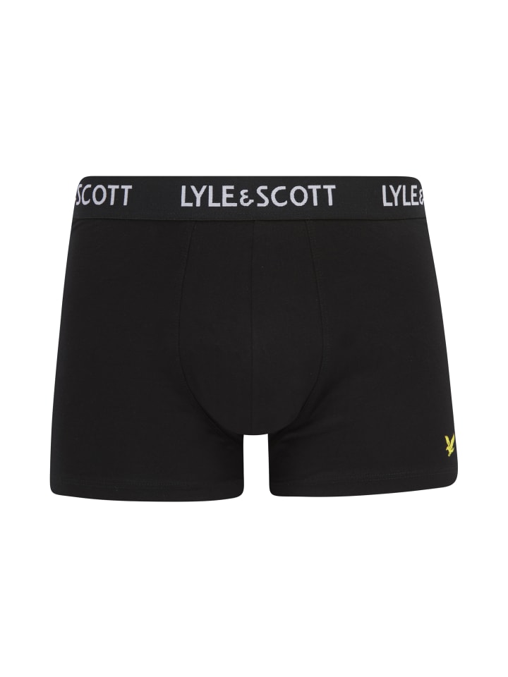 Lyle & Scott Trunks 5-Er Set in Schwarz mit mehrfarbigem Bund günstig kaufen S
