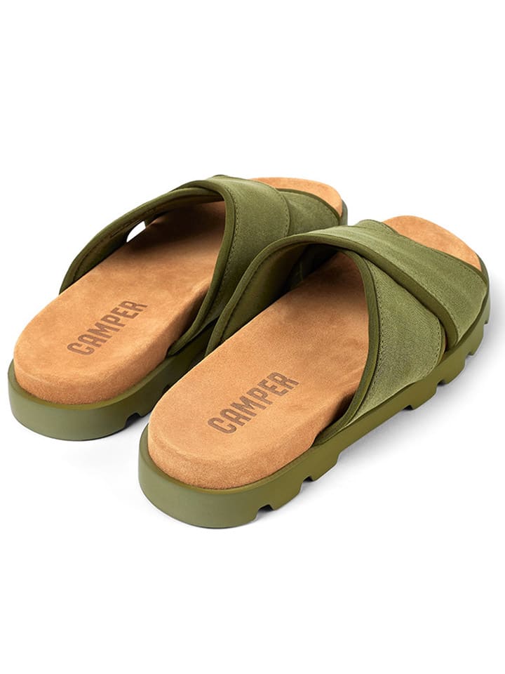 Camper Pantoletten in Grün günstig kaufen