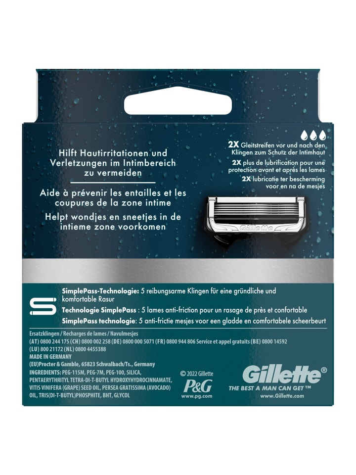 Gillette Rasierklingen 