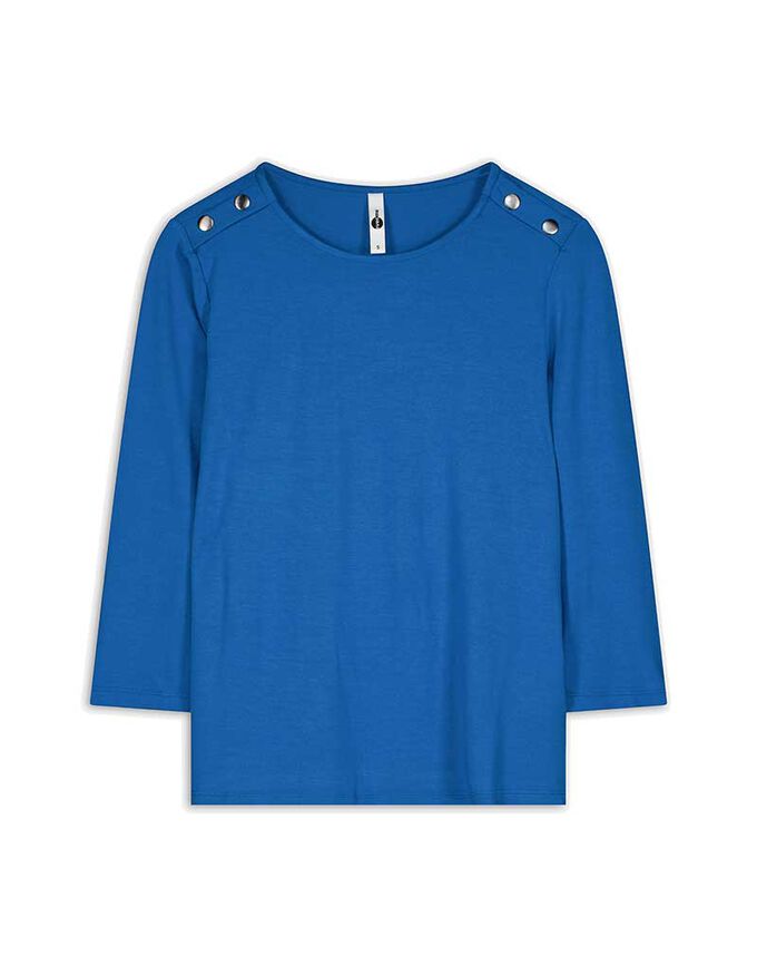 Langarmshirt - Zierknöpfe