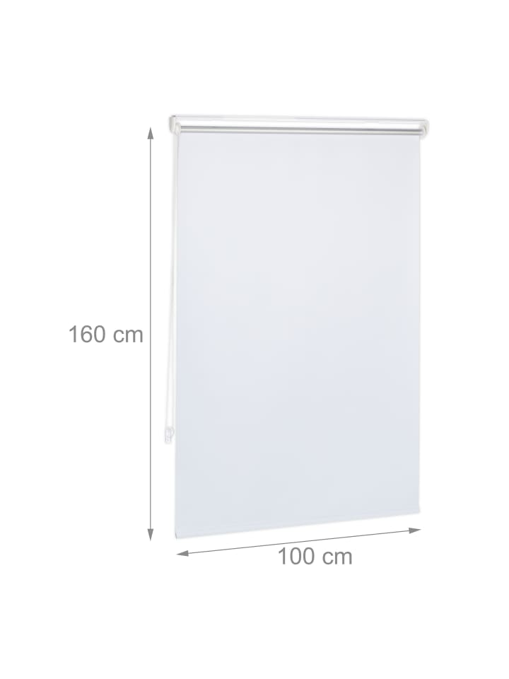 relaxdays Thermorollo in Weiß - (B)100 x (H)160 cm günstig kaufen onesize