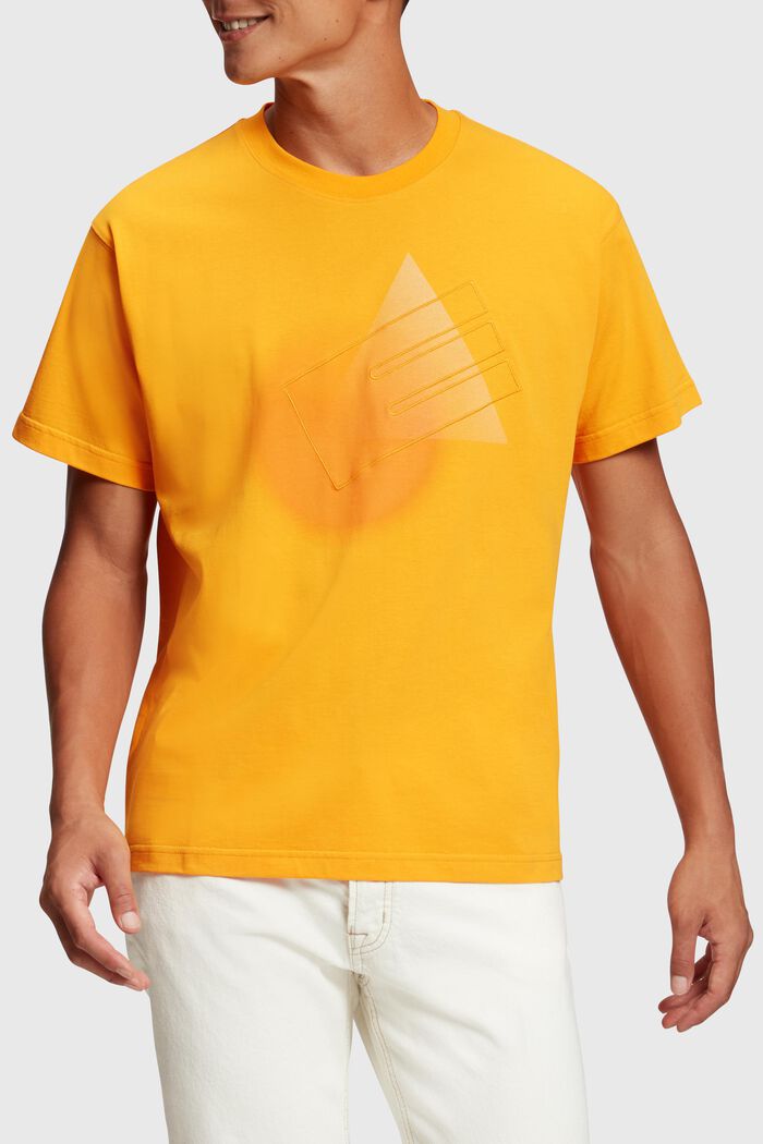Graphic Reunion T-Shirt mit Rundhals und Print