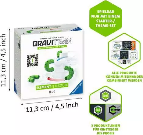 GraviTrax Element FlexTube - Kugelbahn-Erweiterung für Kinder ab 8 Jahren