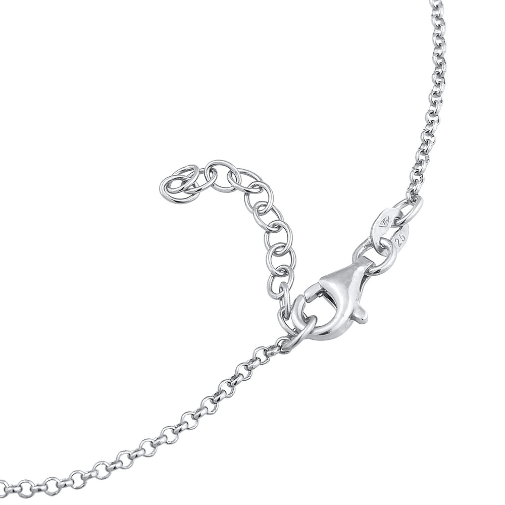 Elli Elli Bracelet de Cheville Femmes Bracelet de Cheville demi-lune Astro avec Pierre Bijoux