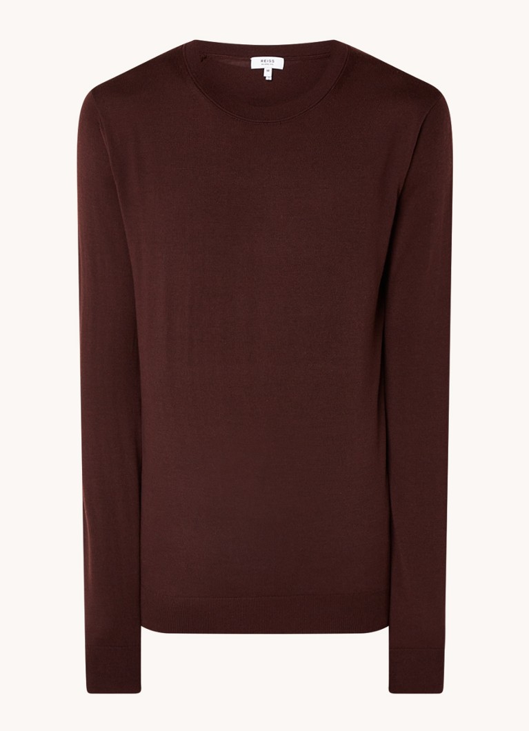 Reiss Wessex fine-knit wool pullover