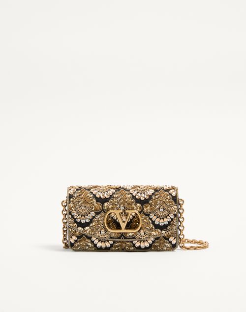 Valentino Garavani Vain Broderet Lille Clutch