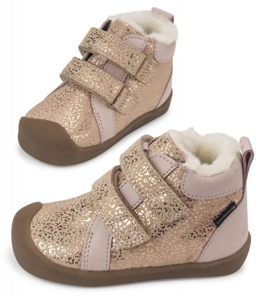 Bundgaard ~ Bloom TEX Lauflernschuh Winter ~ Rose Gold Stream