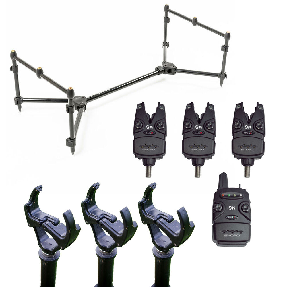 Rod Sword 3-spöpaket + Detektorer + Mottagare