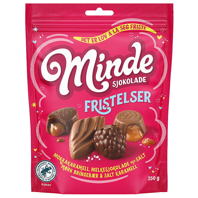 Minde Minde fristelser 250 g, rød