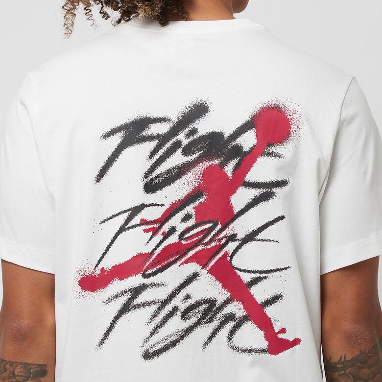 JORDAN Air Jordan Graphic T-Shirt white/black/gym red