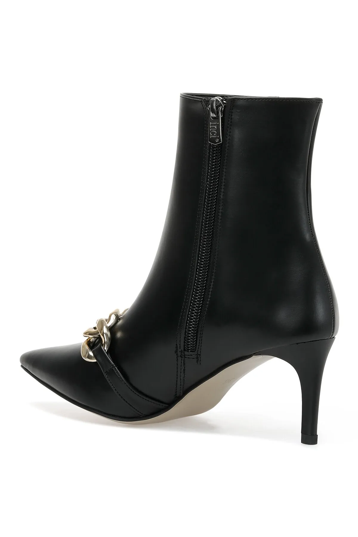 İnci  Eva 2pr schwarze Damenstiefel mit Absatz
