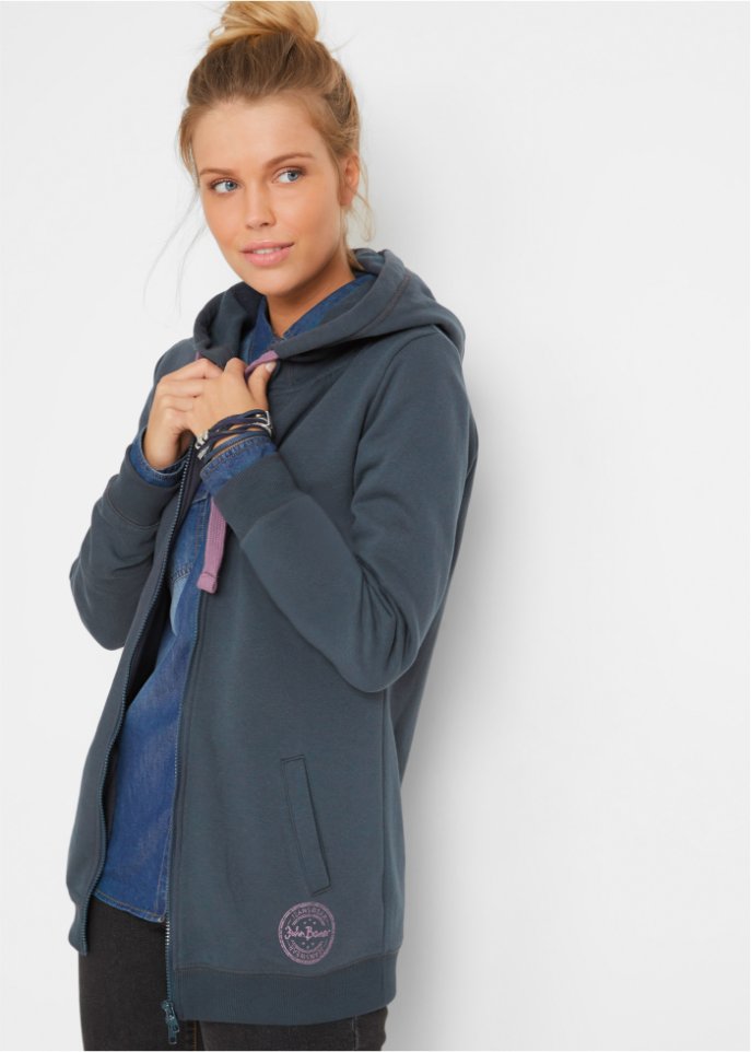 Long-Sweatjacke