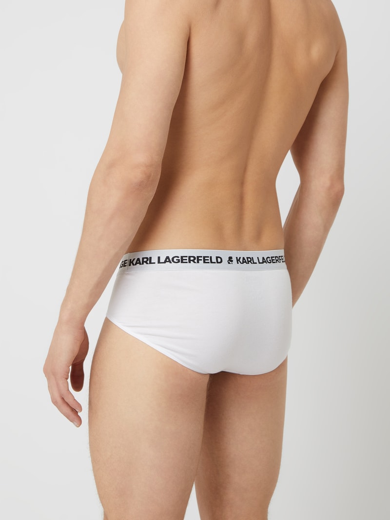 Slip mit Stretch-Anteil im 3er-Pack in dunkelgrau