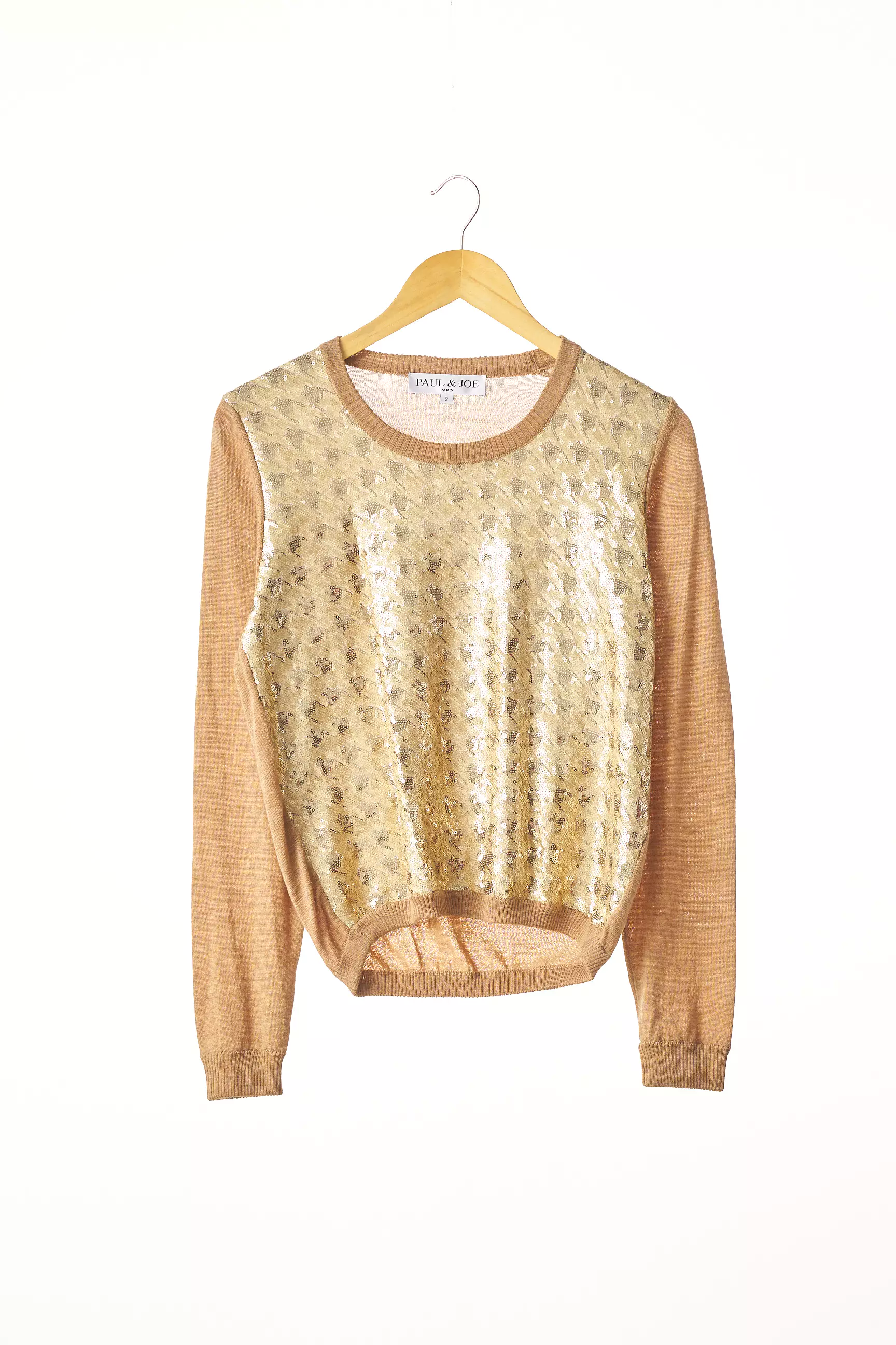 Paul Joe Pulls Femme couleur beige