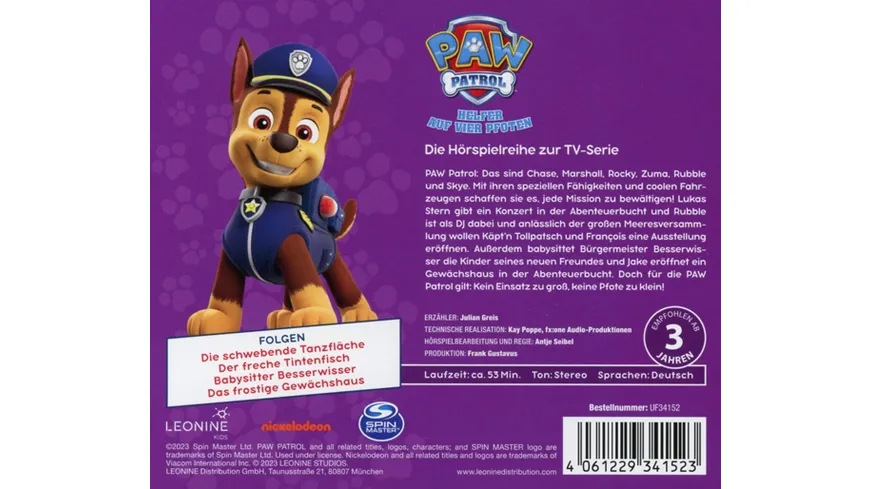 PAW Patrol CD 62