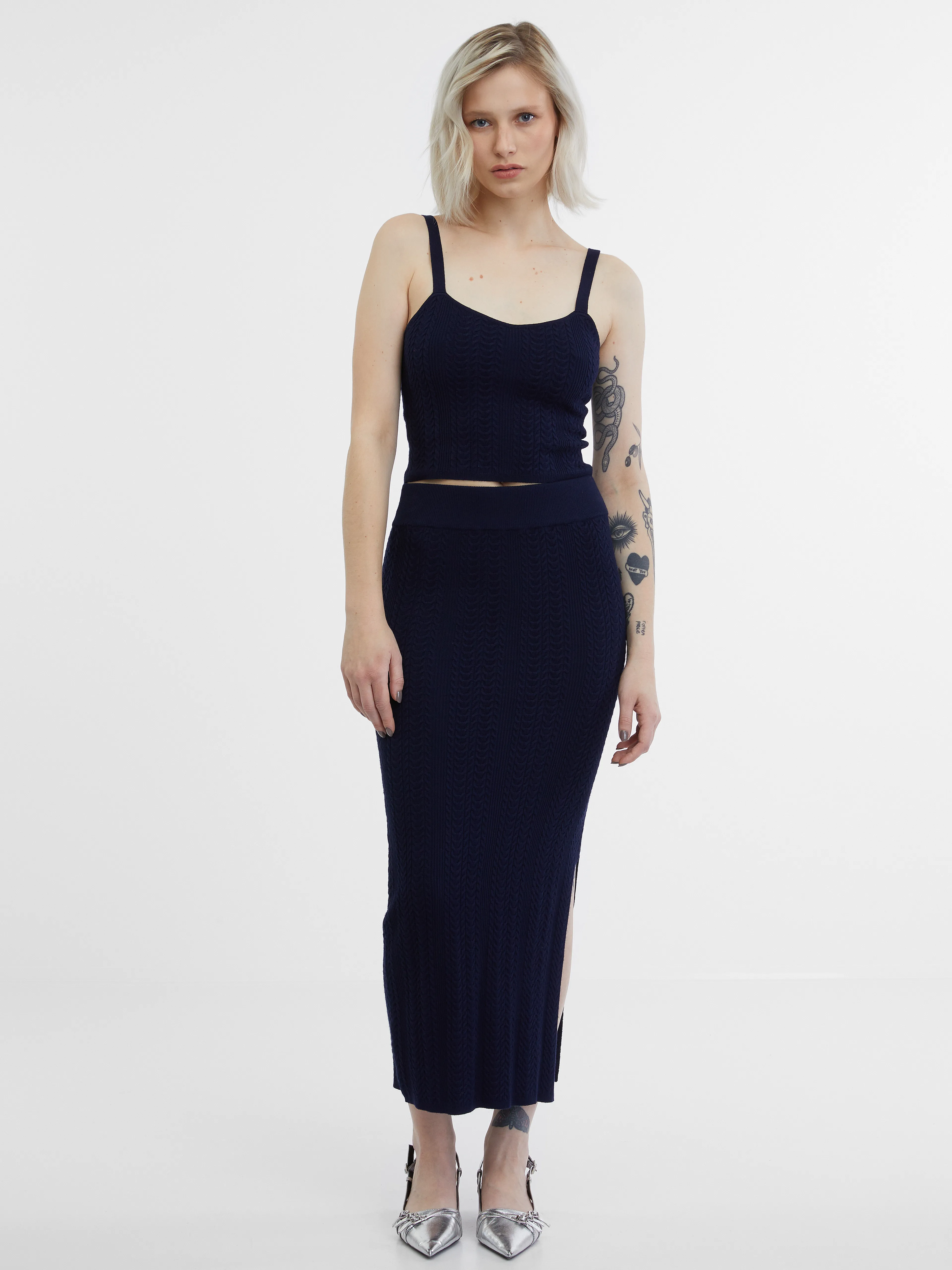 Dunkelblaues Damen-Top ORSAY
