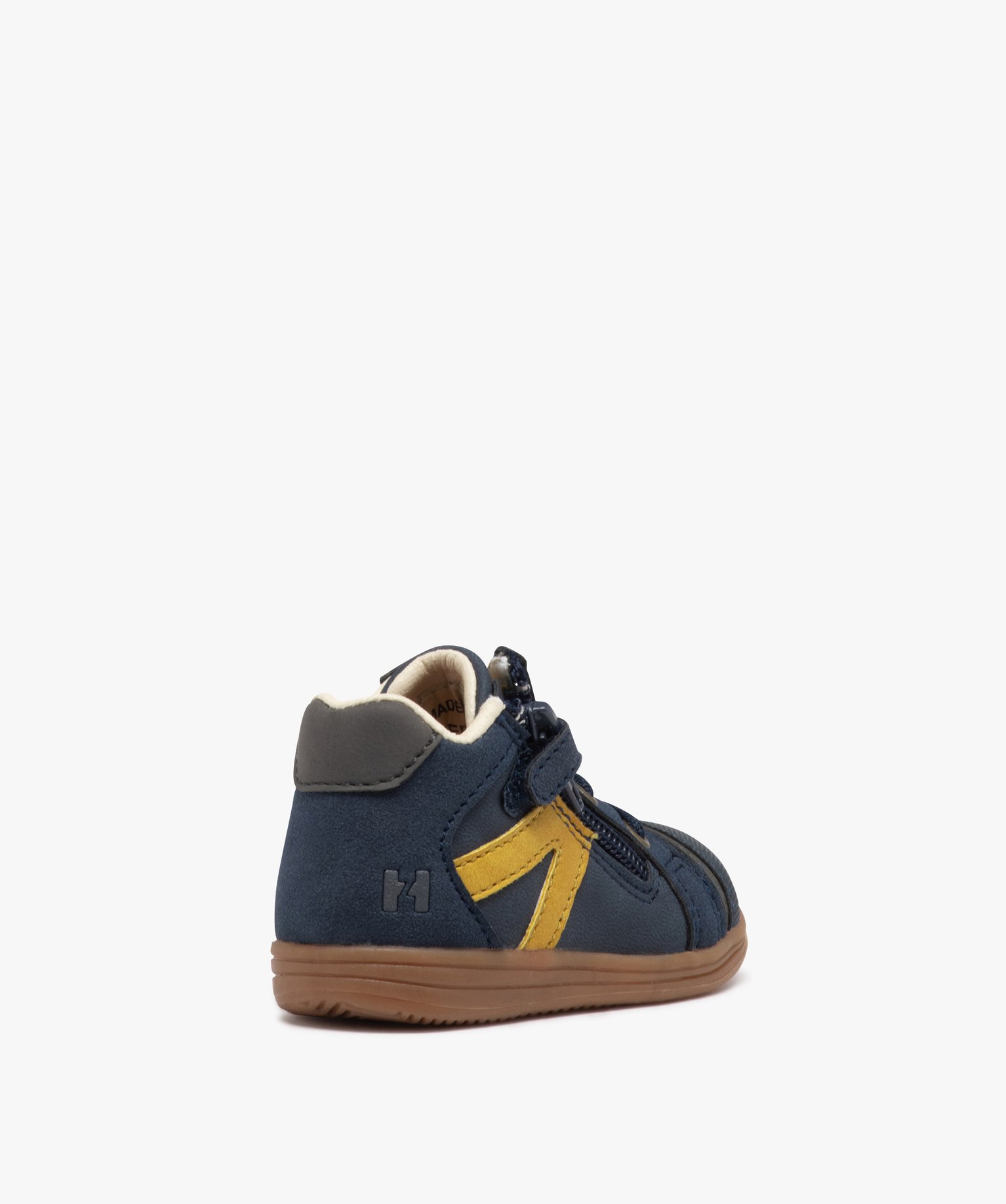 Chaussures premiers pas bébé Garçon bicolores - Hobiz marine | GEMO