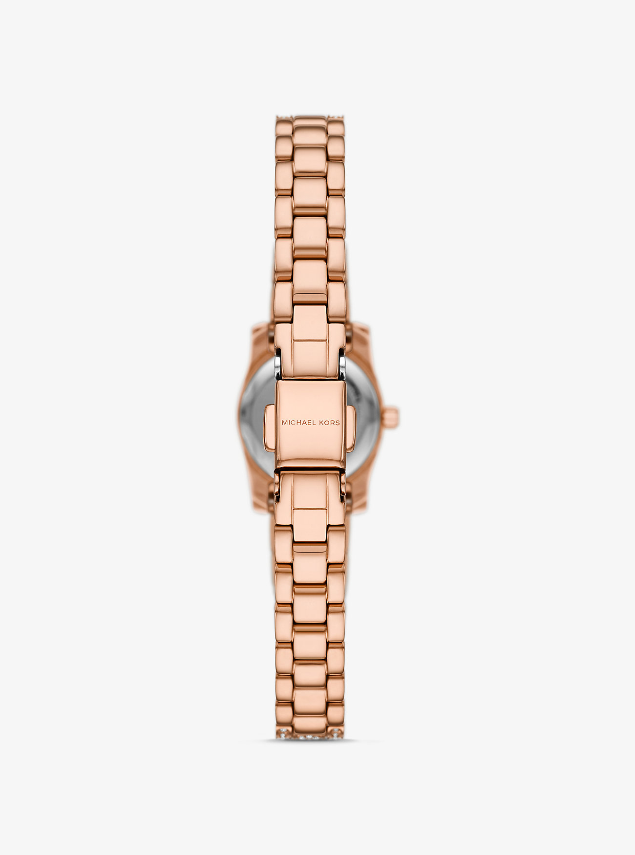 Mini Lexington Pavé roségullfarget klokke - ROSÉGULL