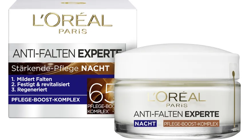 L'oréal Paris Anti-Falten-Expert Anti-Falten 65+ Nachtpflege 50 ml