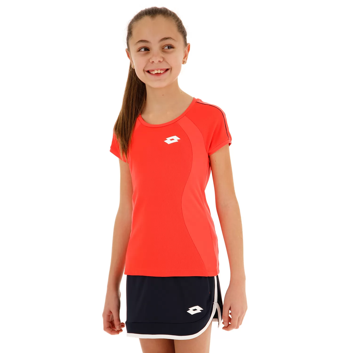 Tričko SQUADRA G PL ČERVENÉ FLUO