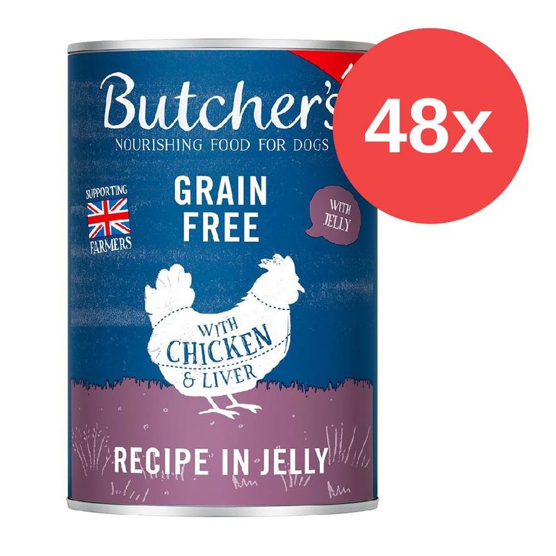 Sparpaket Butcher's Original Getreidefrei für Hunde