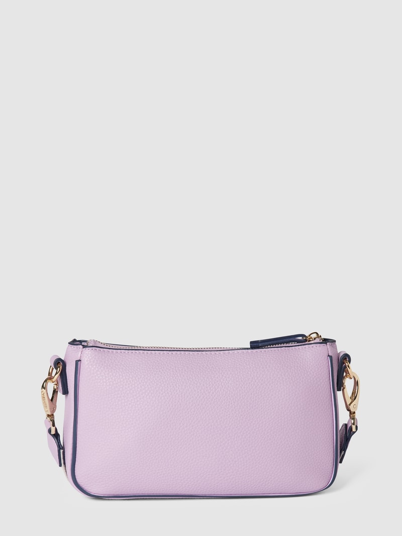 Umhängetasche mit Label-Applikation Modell 'SWIM RE POCHETTE' in flieder