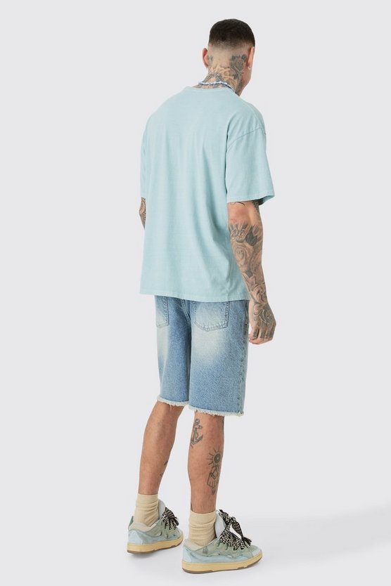 Tall Oversize T-Shirt mit Official Print