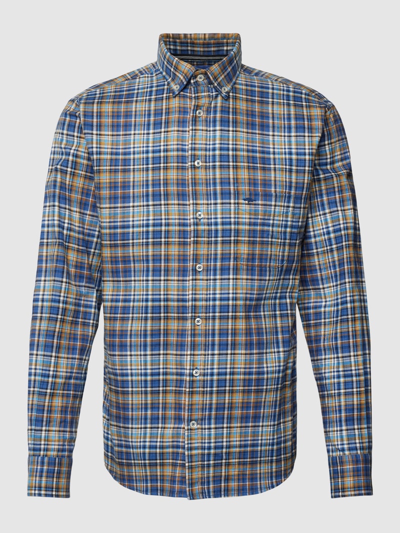 Freizeithemd mit Button-Down-Kragen in camel