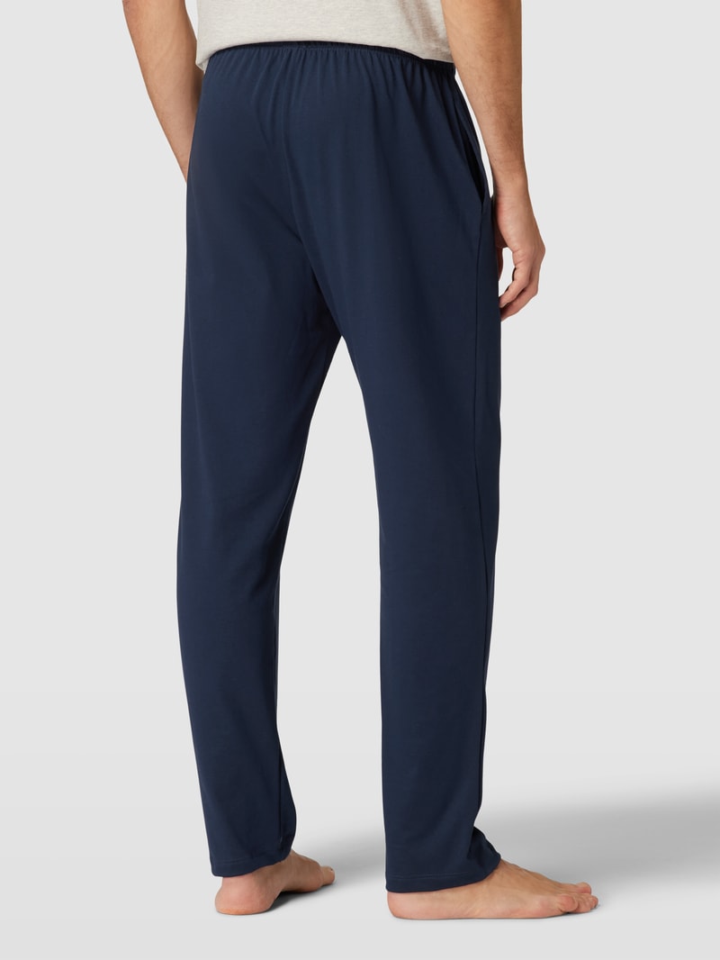 Pyjama-Hose mit Eingrifftaschen in dunkelblau