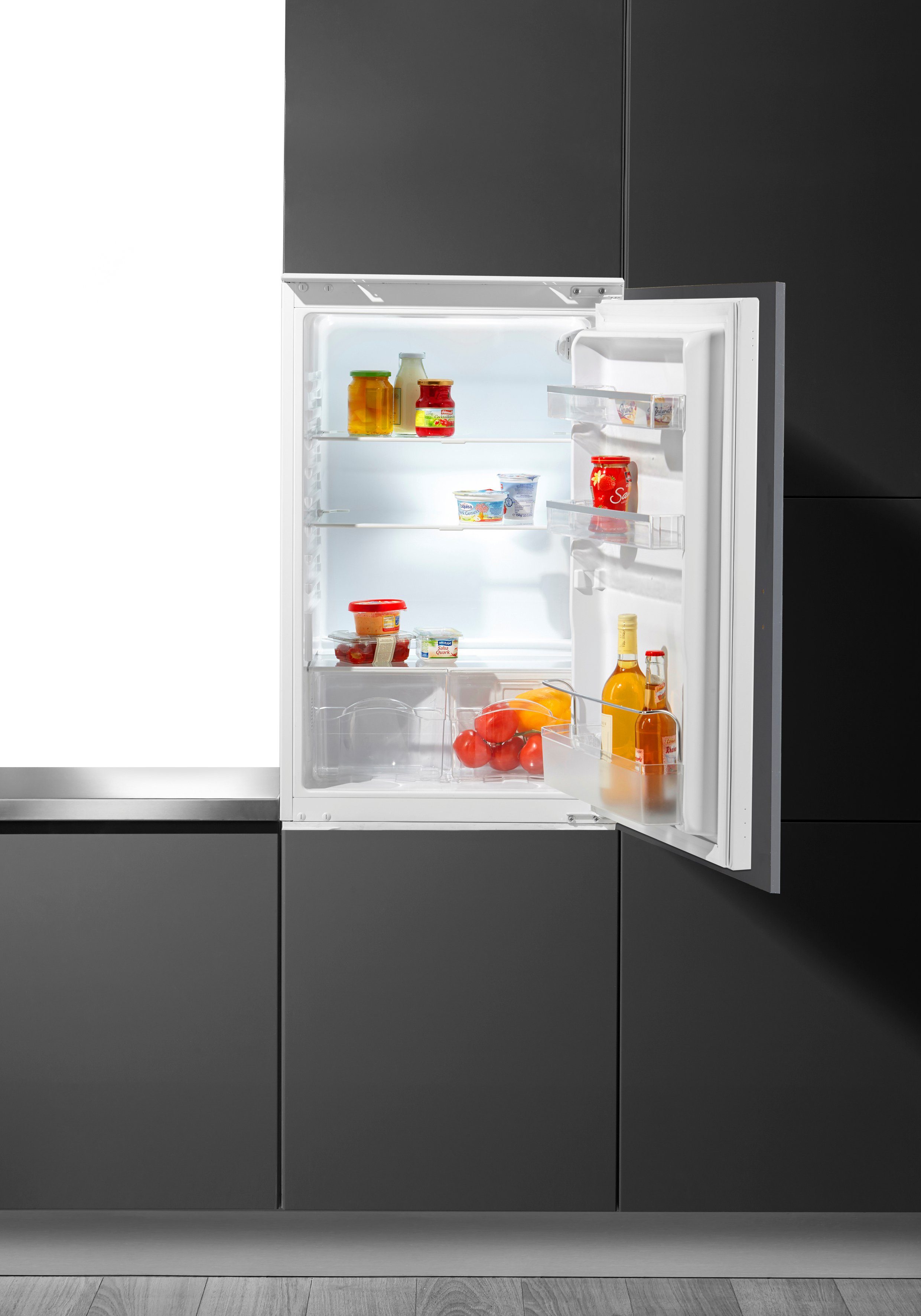 Hanseatic Einbaukühlschrank HEKS8854F, 88 cm hoch, 54 cm breit, 88 cm hoch