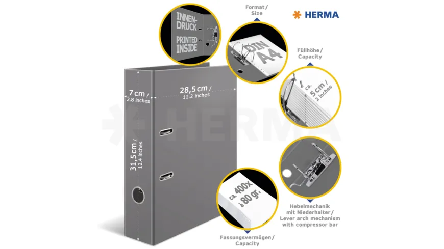 HERMA Motiv-Ordner A4 Spices 7cm breit