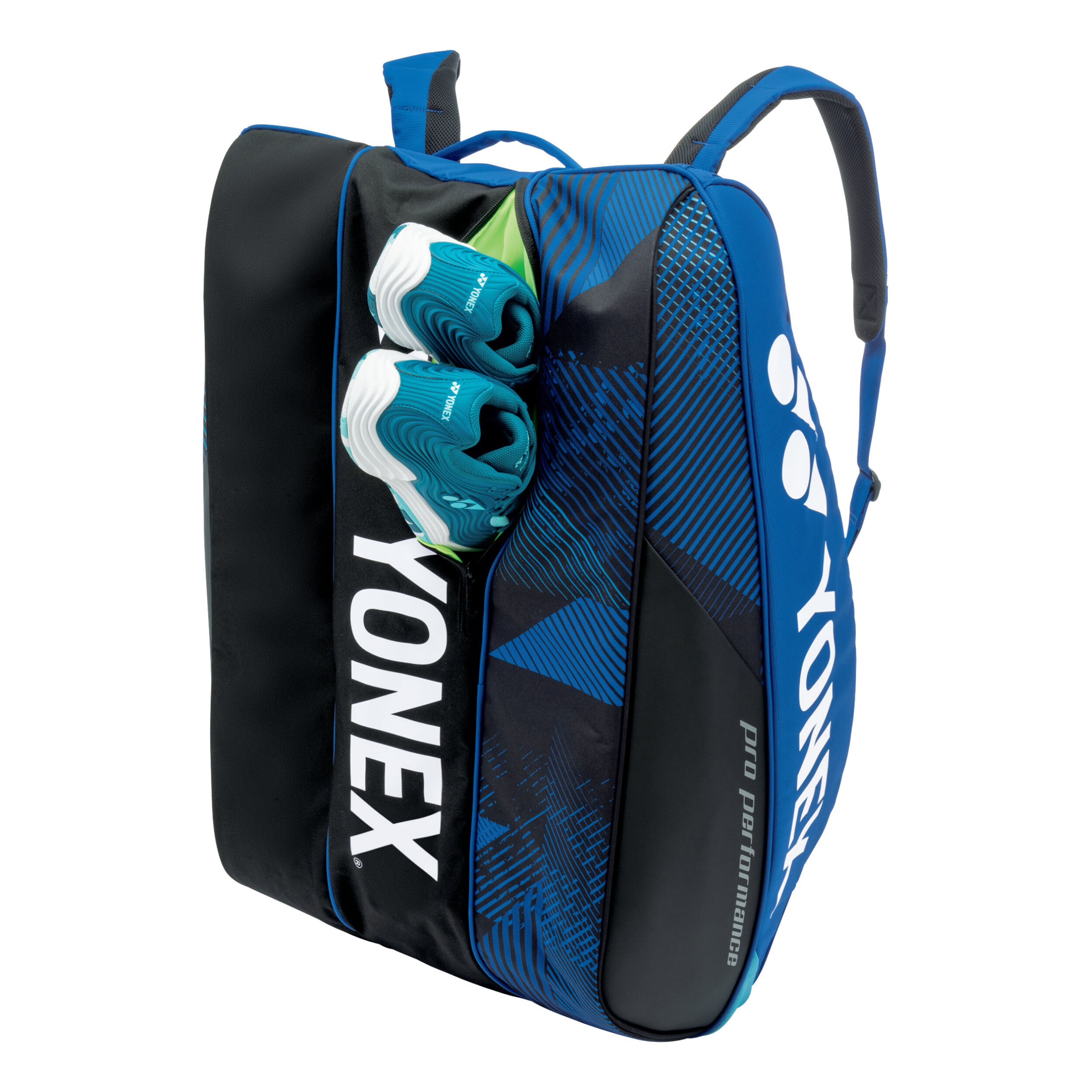 Pro Racquet Bag Schlägertasche 12er - Blau, Weiß